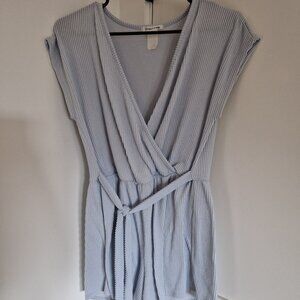 Caution to the wind blue playsuit size S